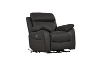 Dandrea Genuine Leather Grey Electric Power Recliner 3+1 Seater Sofa Set - Furniture Instore