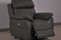 Dandrea Genuine Leather Grey Electric Power Recliner 3+1+1 Seater Sofa Set - Furniture Instore