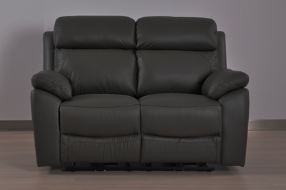 Dandrea Genuine Leather Grey Electric Power Recliner 2+2 Seater Sofa  Set