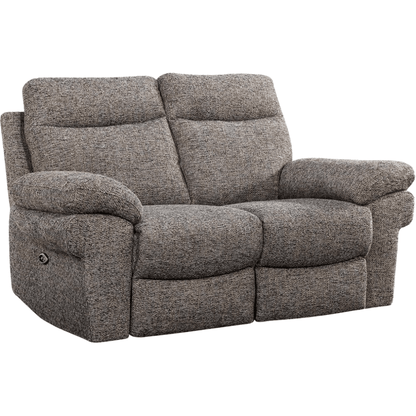 Tanya Brown Fabric Electric Recliner 3+2 Seater Sofa Set - Furniture Instore