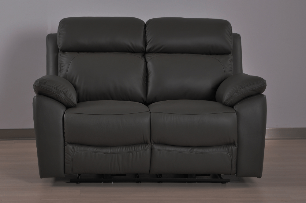Dandrea Genuine Leather Grey Electric Power Recliner 2+1 Seater Sofa Set - Furniture Instore