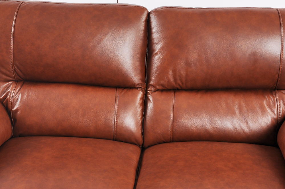 Dalmore Genuine Leather Tan 3+2+1 Seater Sofa Set