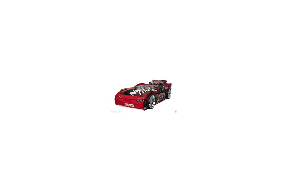 Racing Car Bed Red - Furniture Instore