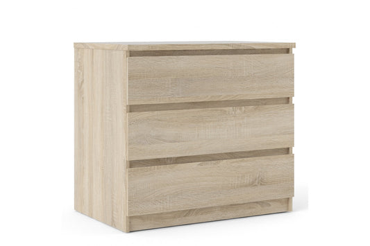 Naia Chest of 3 Drawers in Oak structure