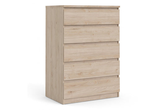 Naia Chest of 5 Drawers in Jackson Hickory Oak