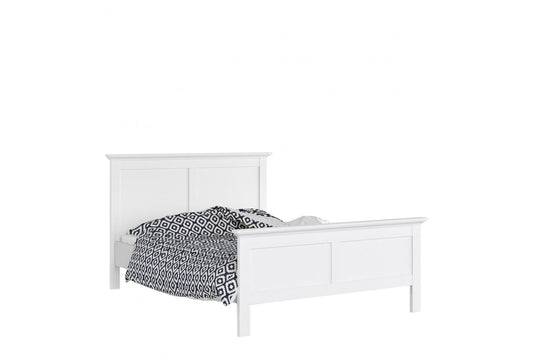 Paris Double Bed (140 x 200) in White
