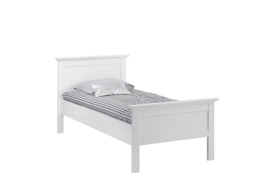 Paris Single Bed (90 x 200) in White