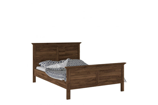 Paris Double Bed (140 x 200) in Walnut