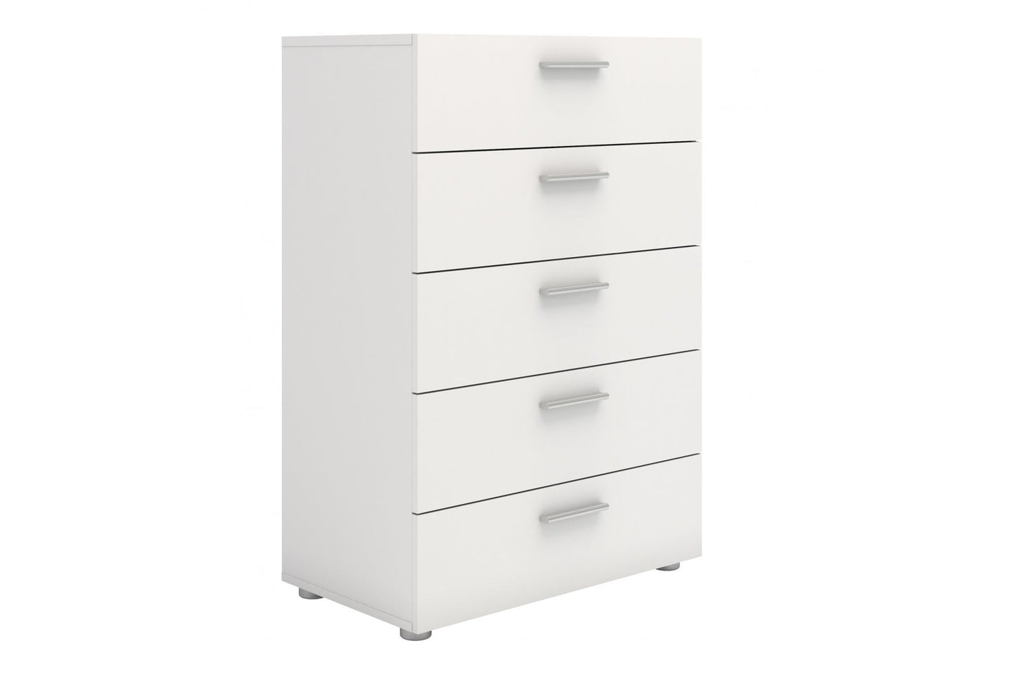 Pepe Chest of 5 Drawers in White