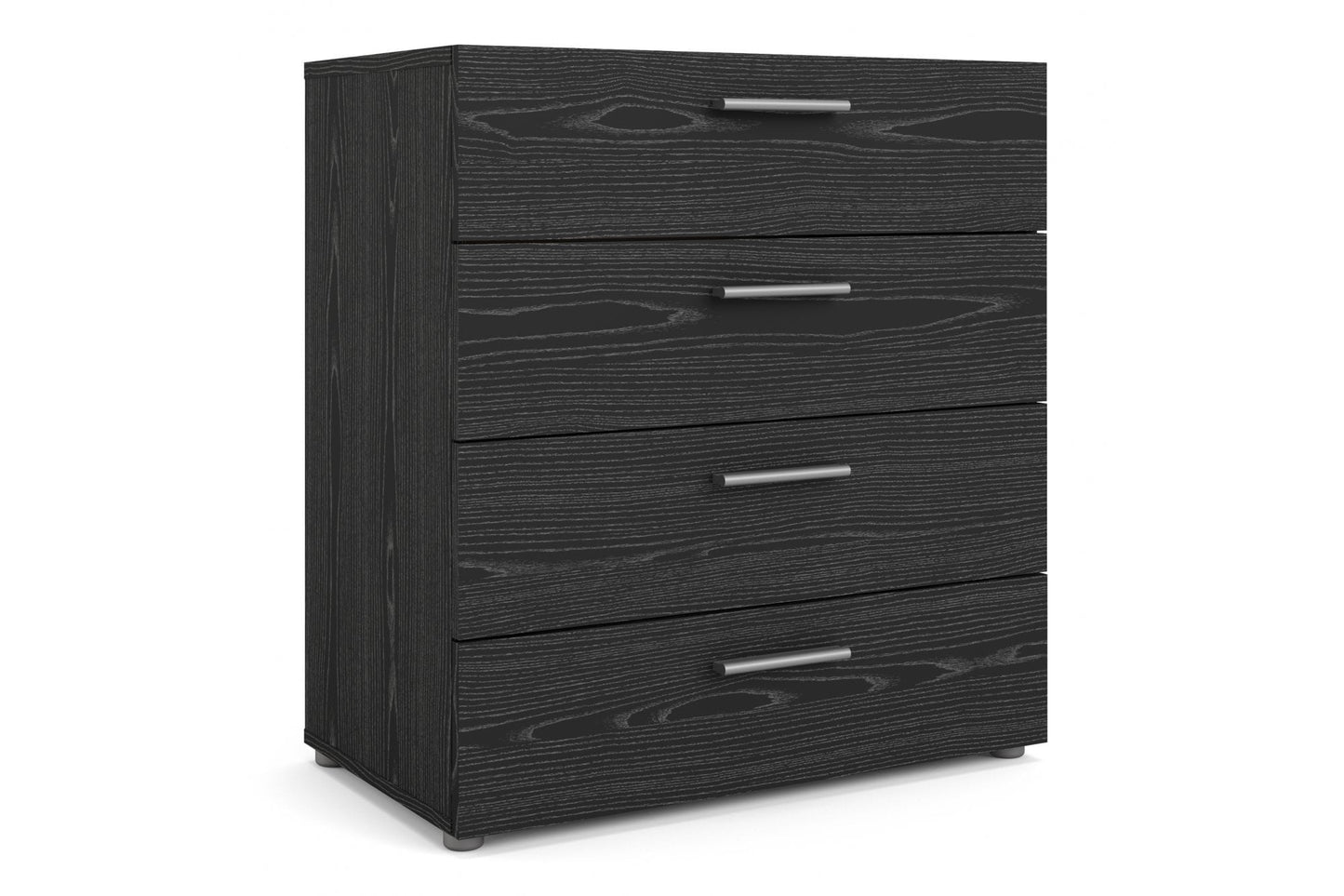Pepe Chest of 4 Drawers in Black Woodgrain