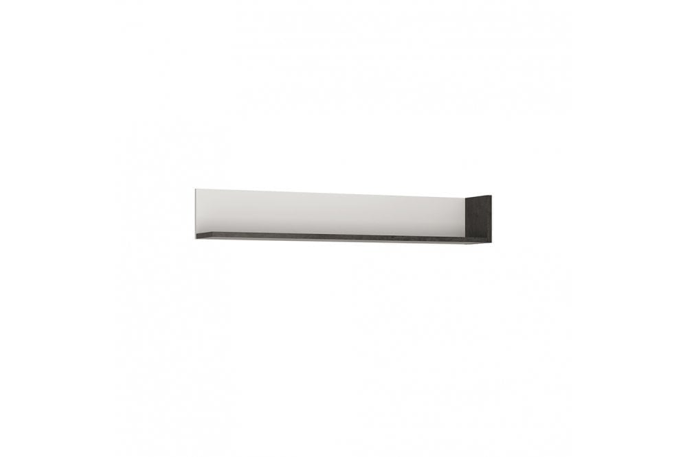 Zingaro Wall shelf 133 cm in Grey and White