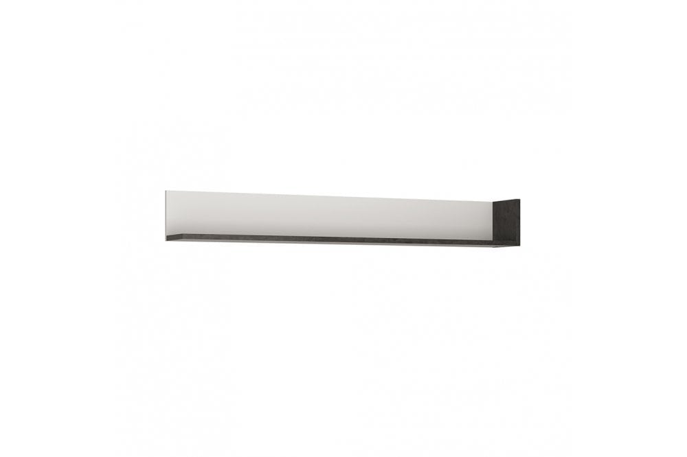 Zingaro Wall shelf 163 cm in Grey and White