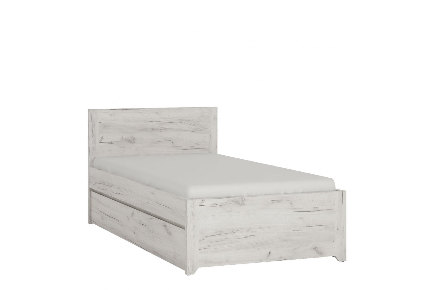 Angel Single Bed with underbed Drawer (Inc Slats)