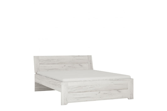 Angel 160 cm kingsize bed White Craft Oak