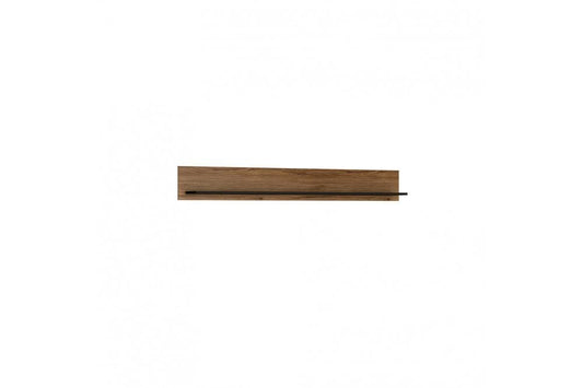 Brolo Wall shelf 167 cm in Walnut and Black