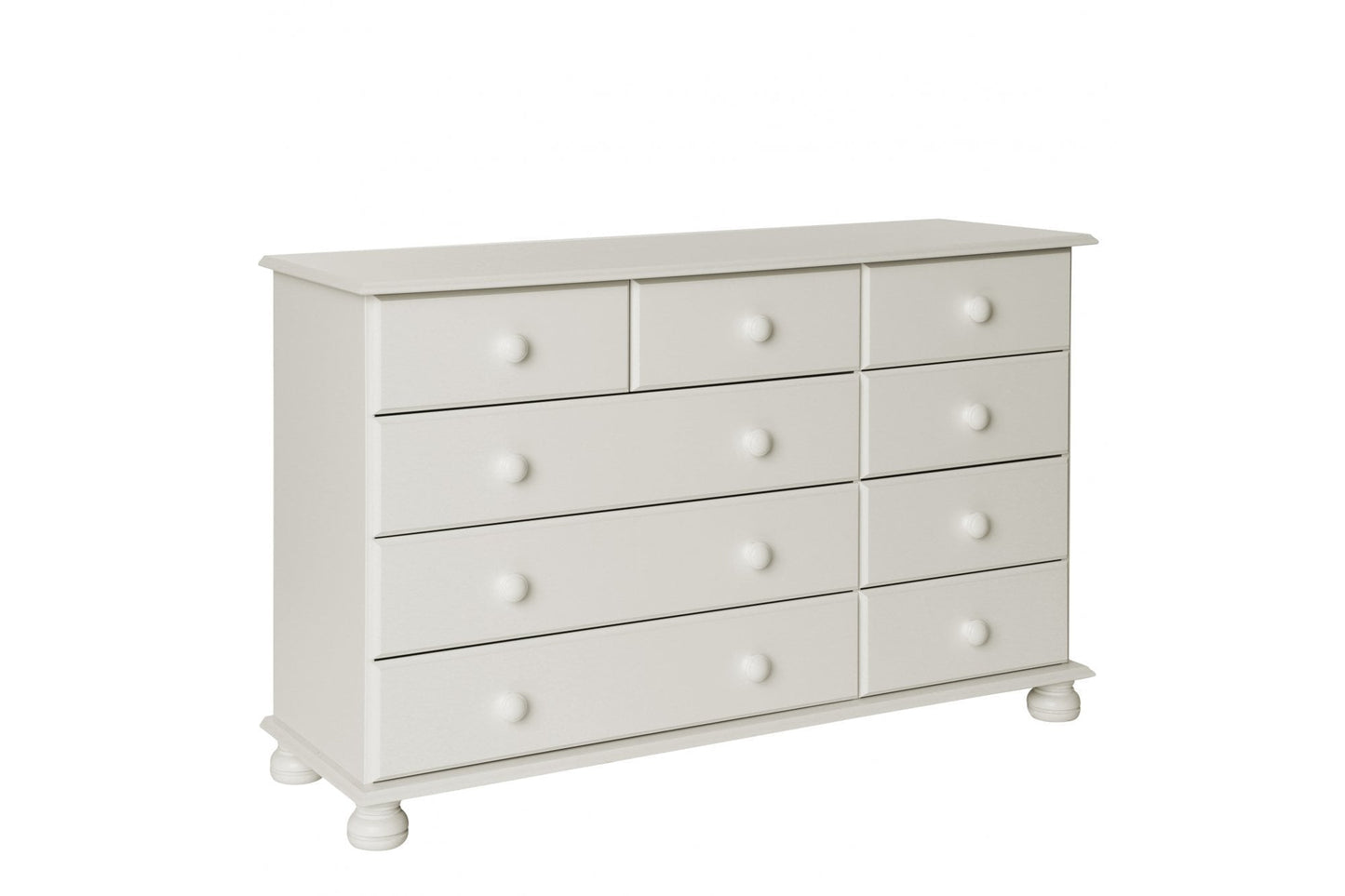 Copenhagen 2 + 3 + 4 Drawer Extra wide chest in White