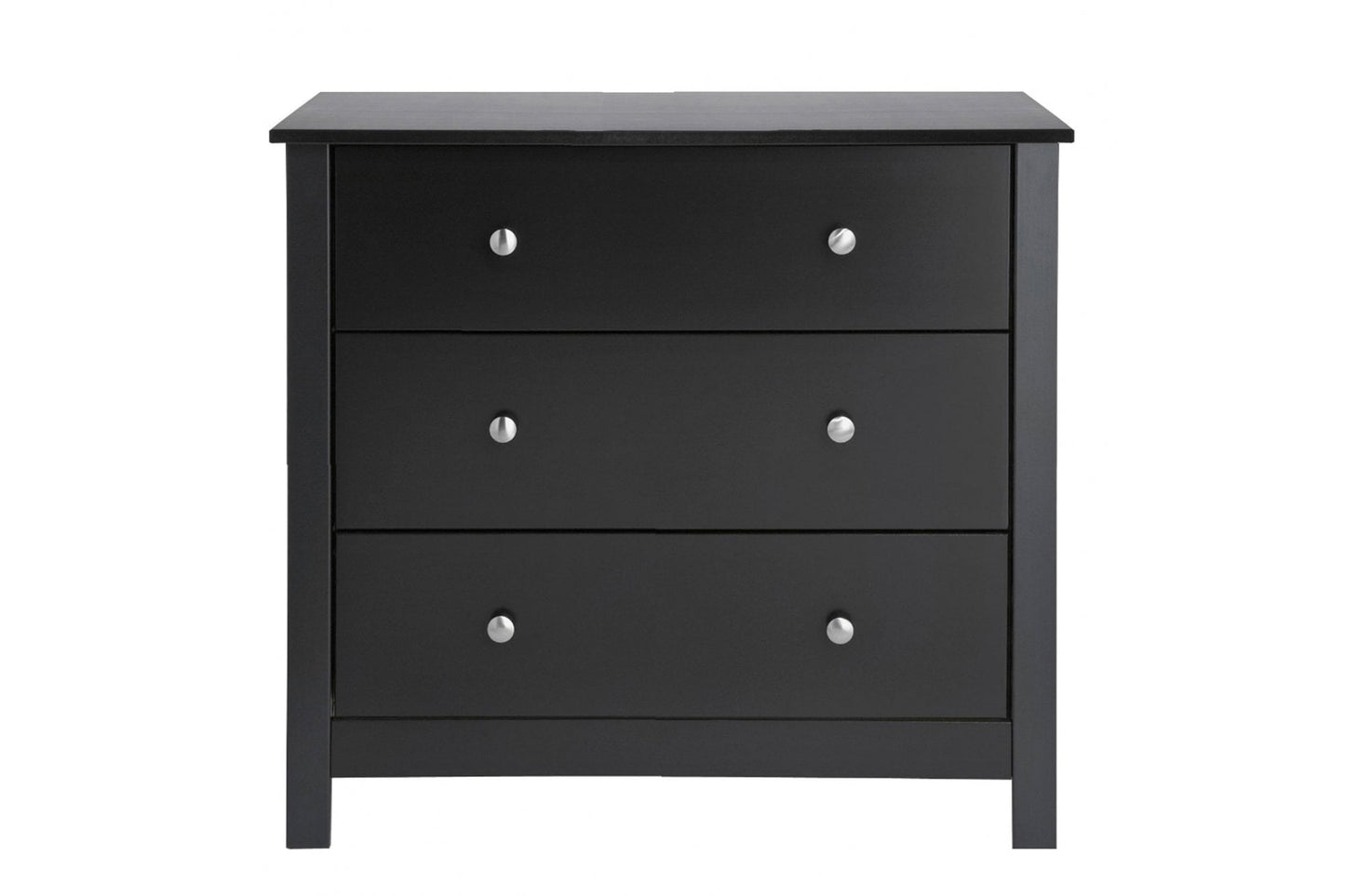 Florence 3 drawer chest in Black