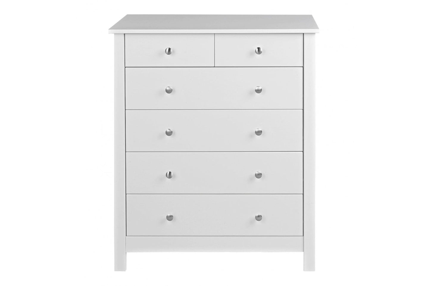 Florence 4+2 chest in White