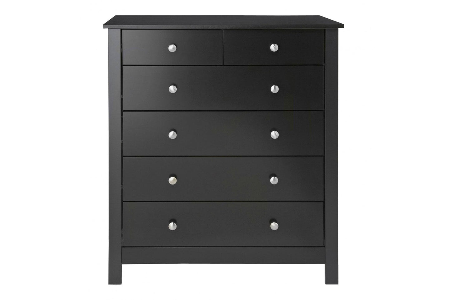 Florence 4+2 chest in Black