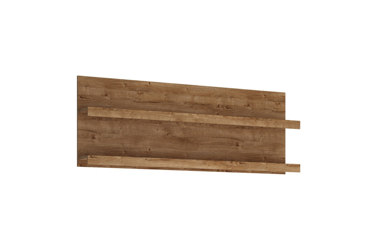Fribo 166 cm wide wall shelf in Oak