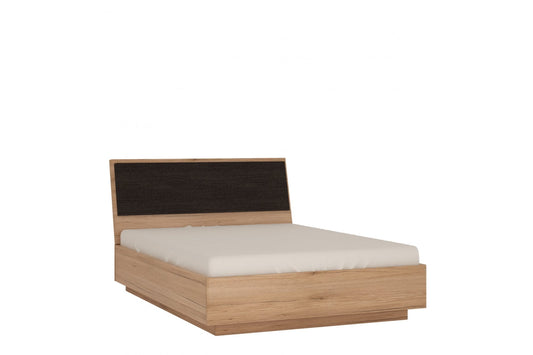 Kensington 140cm Double Bed frame with lift up frame inc slats in Oak