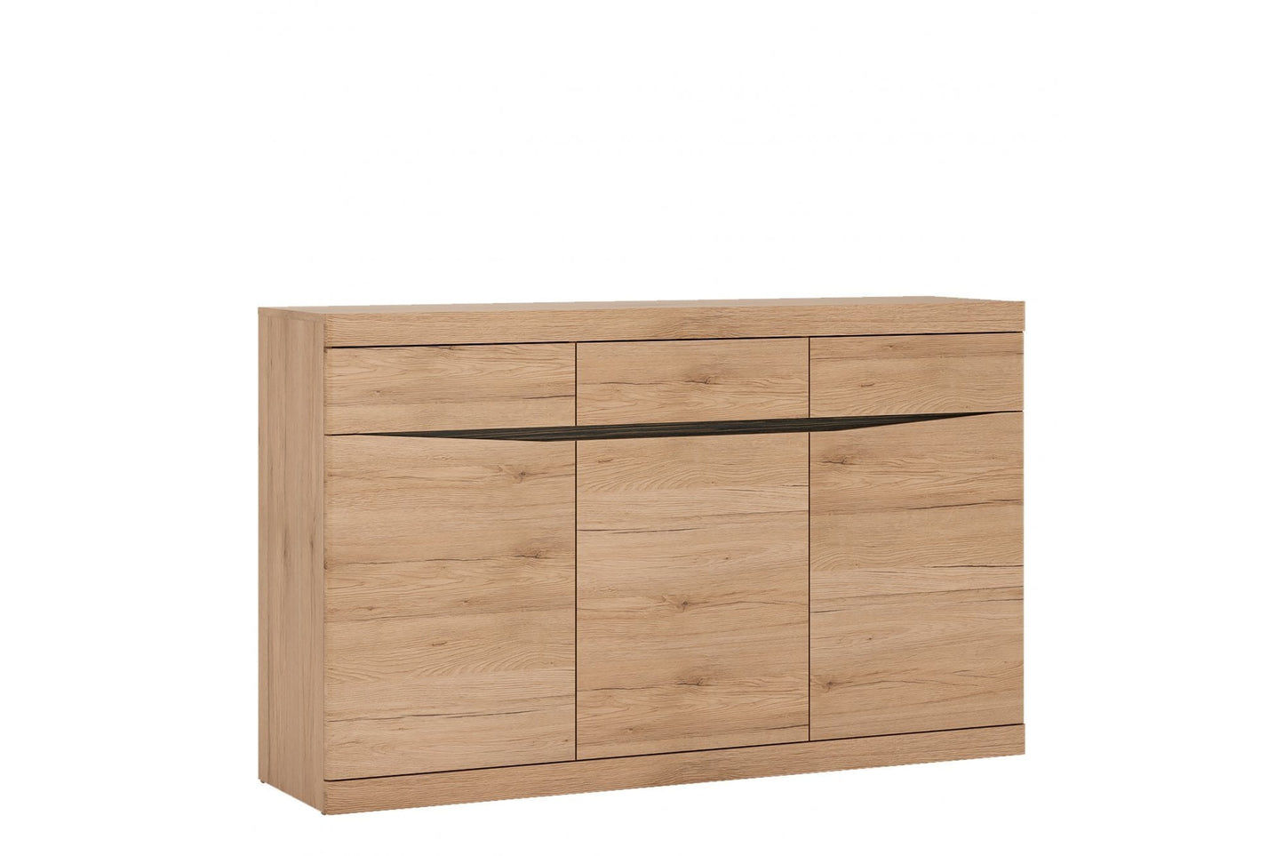 Kensington 3 Door 3 Drawer Sideboard in Oak
