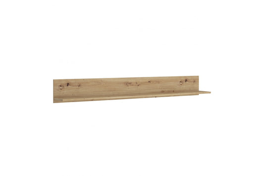 Luci 160 cm wall shelf in White and Oak