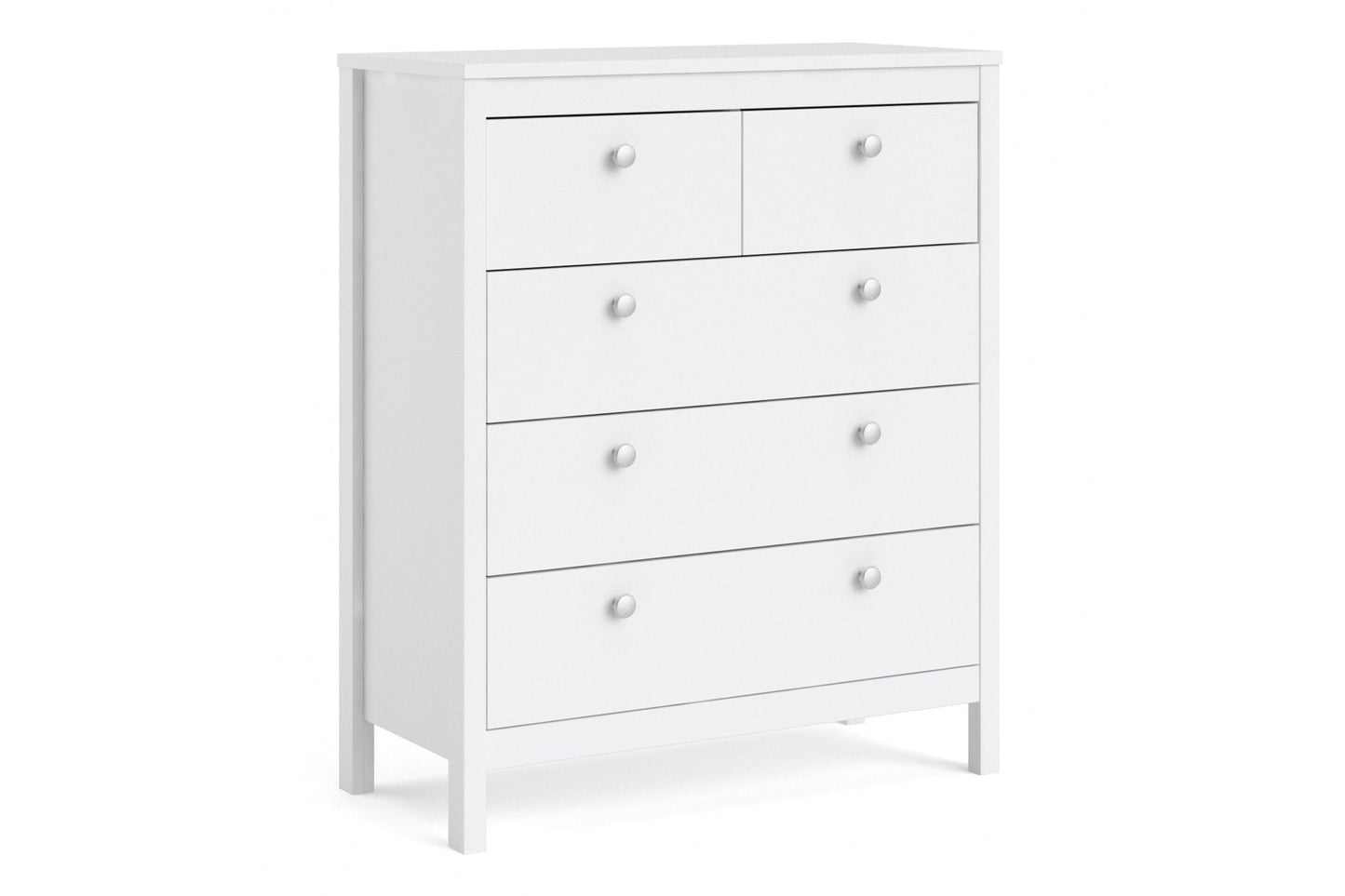 Madrid Chest 3+2 drawers in White