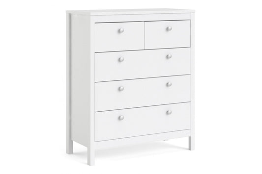 Madrid Chest 3+2 drawers in White