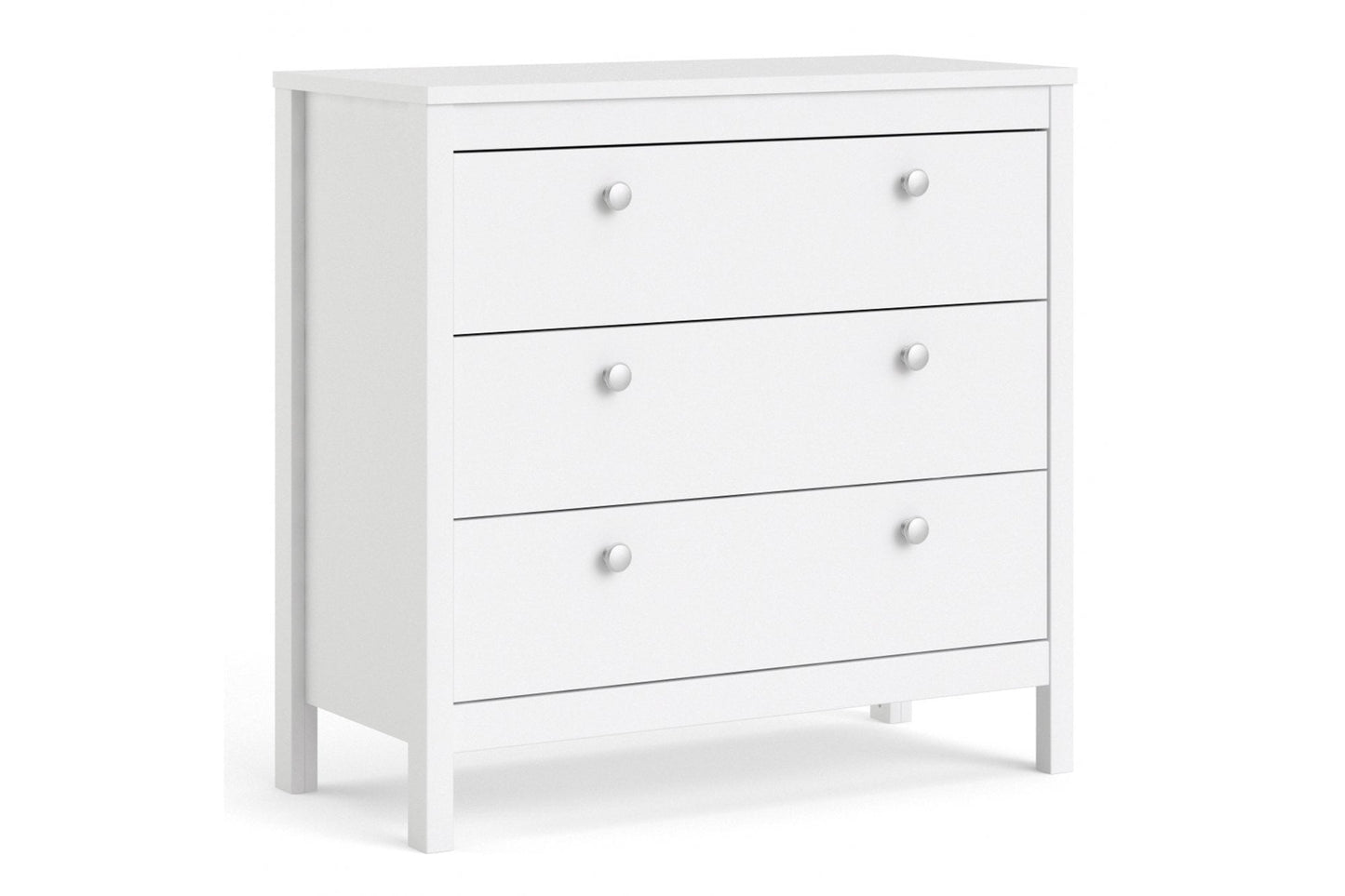 Madrid Chest 3 drawers in White