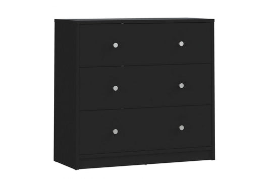 May Chest of 3 Drawers in Black