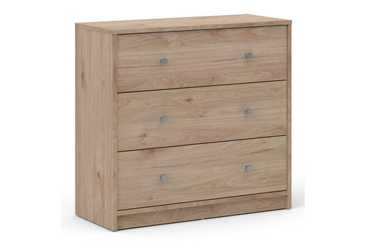 May Chest of 3 Drawers in Jackson Hickory Oak
