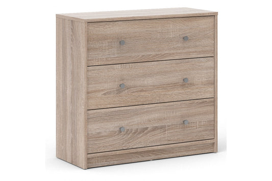 May Chest of 3 Drawers in Truffle Oak