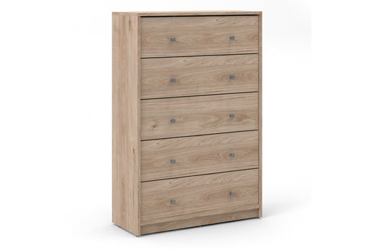 May Chest of 5 Drawers in Jackson Hickory Oak