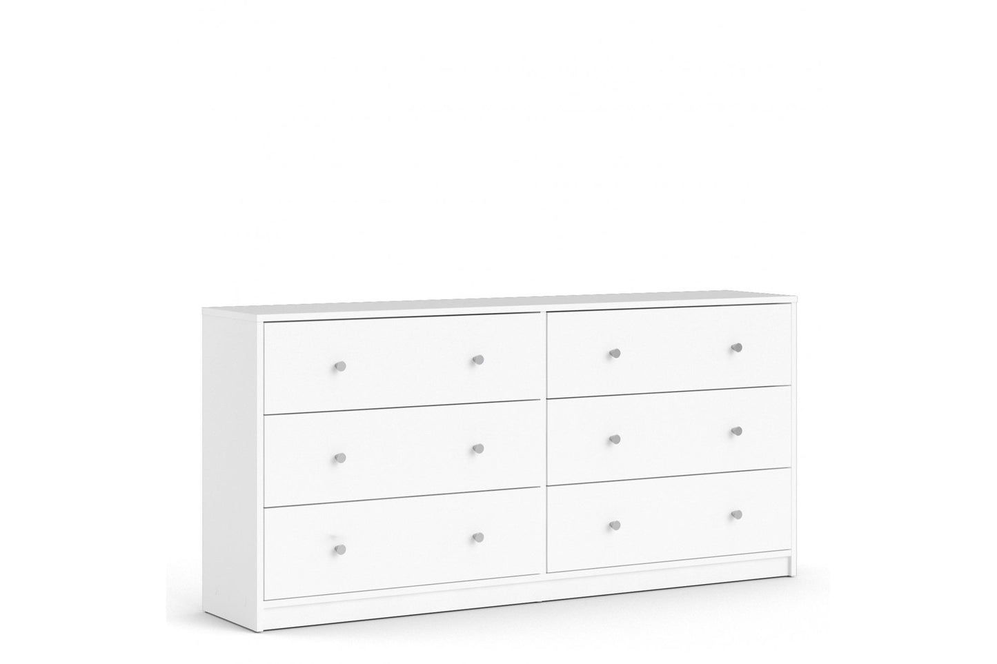 May Chest of 6 Drawers (3+3) in White