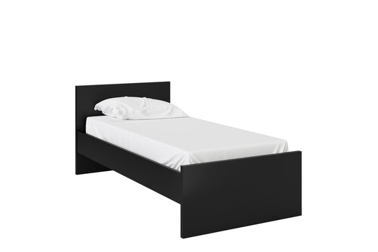 Naia Single Bed 3ft (90 x 190) in Black Matt