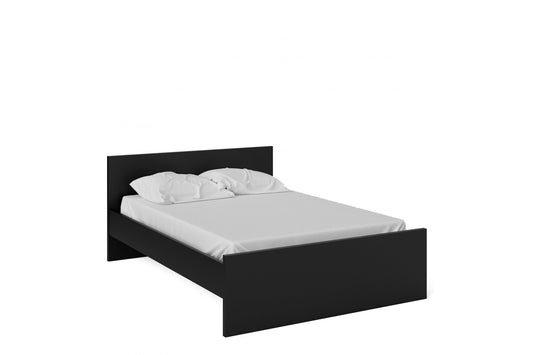 Naia Double Bed 4ft6 (140 x 190) in Black Matt