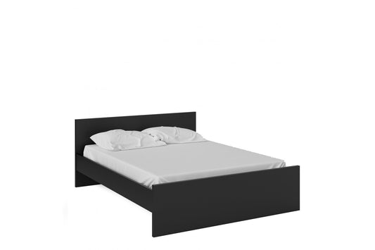 Naia Euro King Bed (160 x 200) in Black Matt
