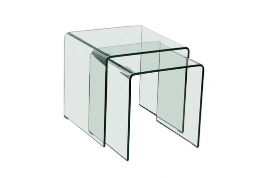 Azurro Nest Of 2 Tables Glass