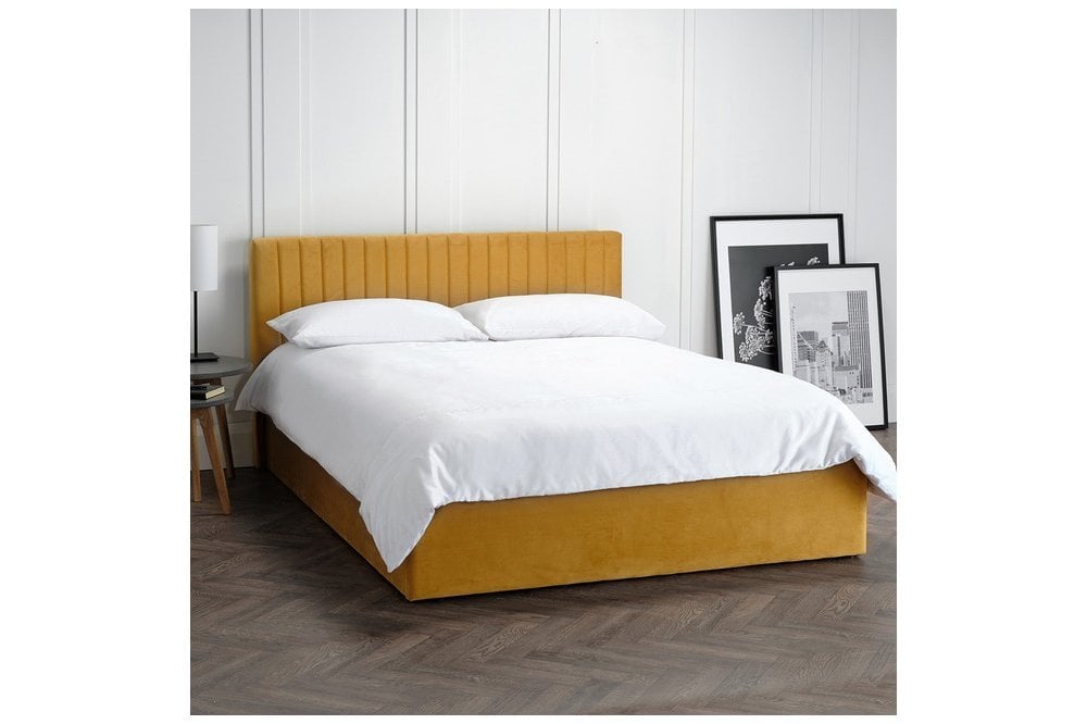 Berlin Mustard Small Double Bed