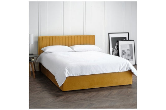 Berlin Mustard Kingsize Bed