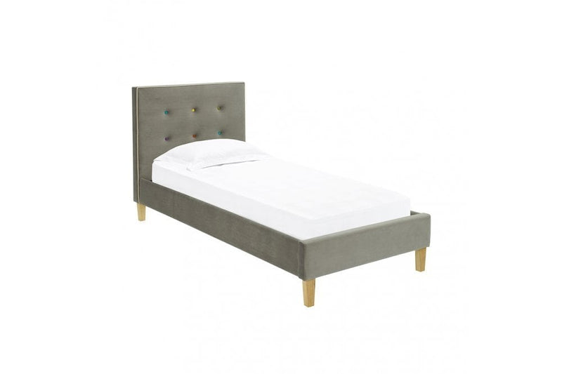 Camden 3.0 Single Bed Grey - Furniture Instore