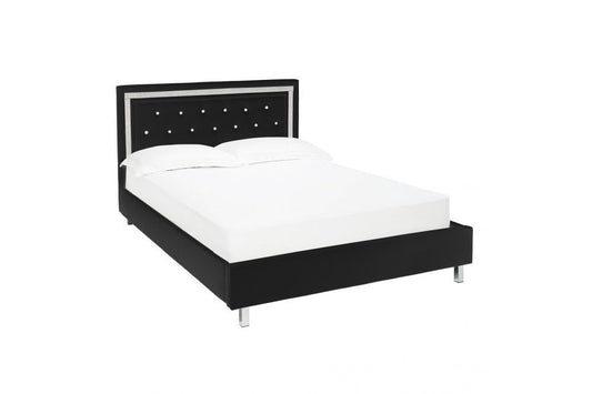 Crystalle 5.0 Kingsize Bed Black