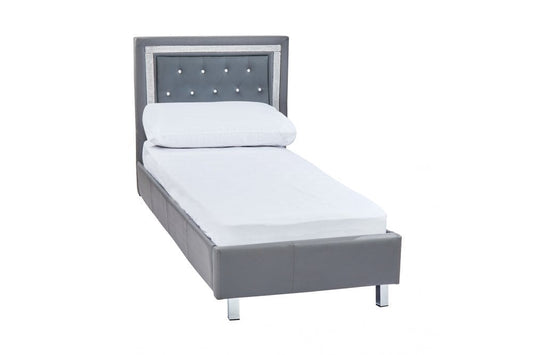Crystalle 3.0 Single Bed Grey