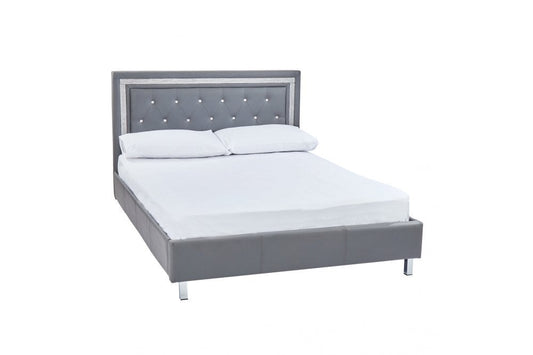 Crystalle 4.6 Double Bed Grey