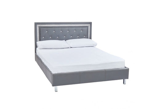 Crystalle 5.0 Kingsize Bed Grey