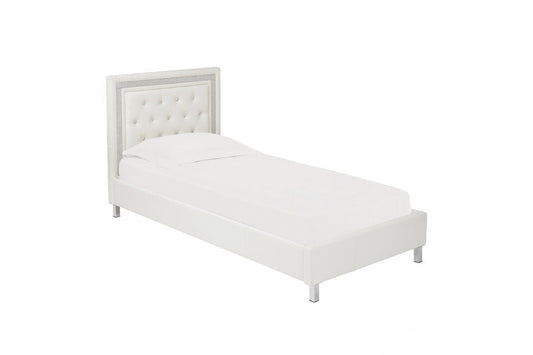 Crystalle 3.0 Single Bed White