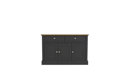 Devon 3 Door 2 Drawer Sideboard Charcoal