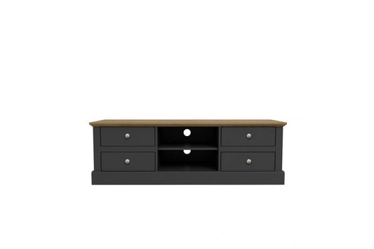 Devon TV Unit Charcoal
