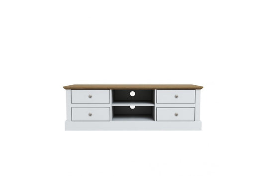 Devon TV Unit White